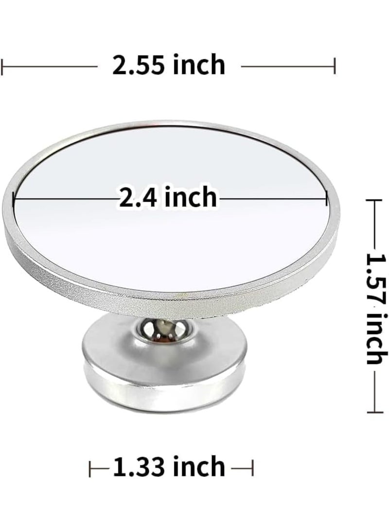 SYOSI مرآة إسبريسو شوت لفلتر القهوة بدون قاع - مرآة عاكسة لمراقبة الشوتات - أدوات باريستا - ملحق قابل للتعديل ومغناطيسي لمقهى المنزل - (فضي) - Image 3