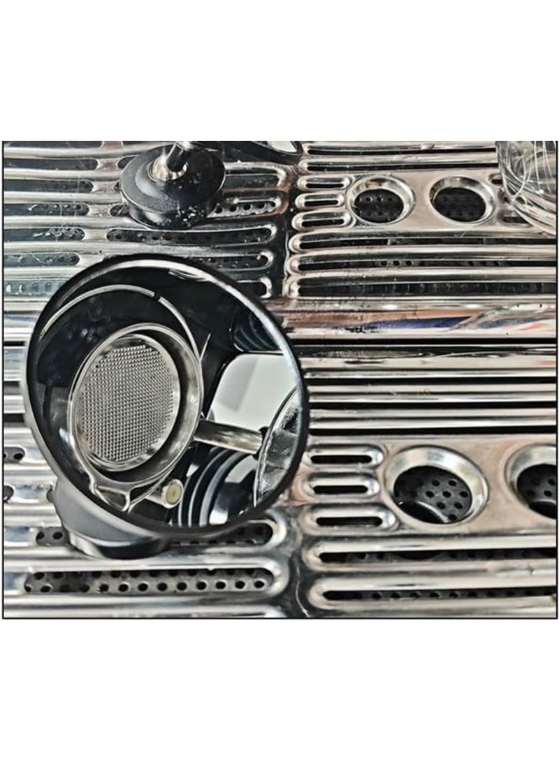 SYOSI مرآة إسبريسو شوت لفلتر القهوة بدون قاع - مرآة عاكسة لمراقبة الشوتات - أدوات باريستا - ملحق قابل للتعديل ومغناطيسي لمقهى المنزل - (فضي) - Image 5