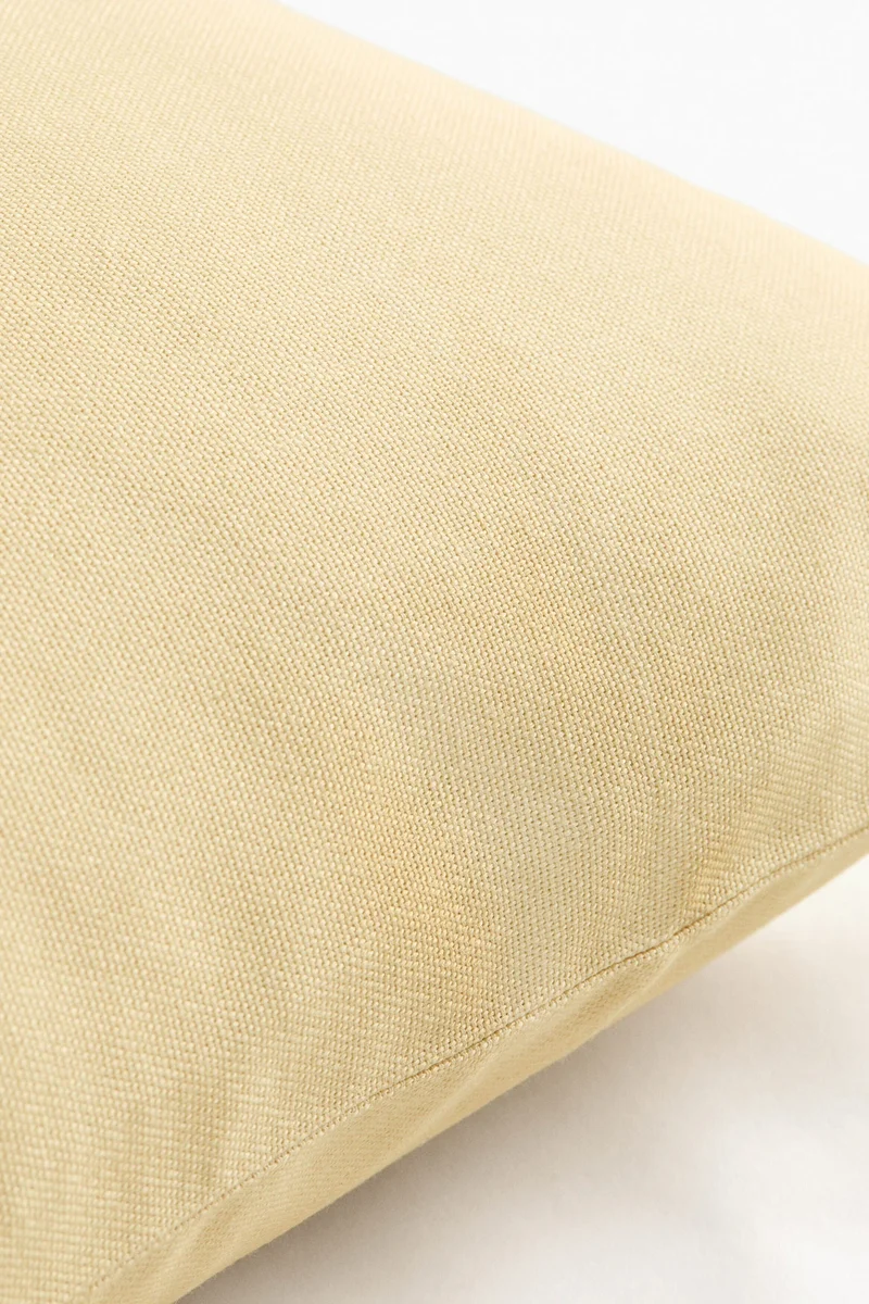 اتش اند ام غطاء وسادة من قطن الكتان