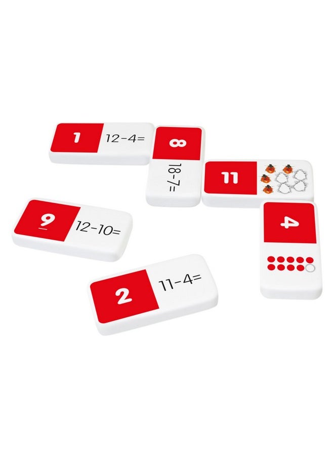 Junior Learning Junior Learning Dominoes Subtraction White 7.8 H x 4.7 L x 1.5 W  - Image 4