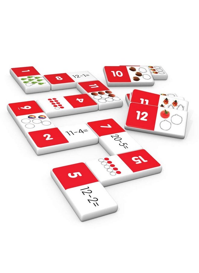Junior Learning Junior Learning Dominoes Subtraction White 7.8 H x 4.7 L x 1.5 W  - Image 5