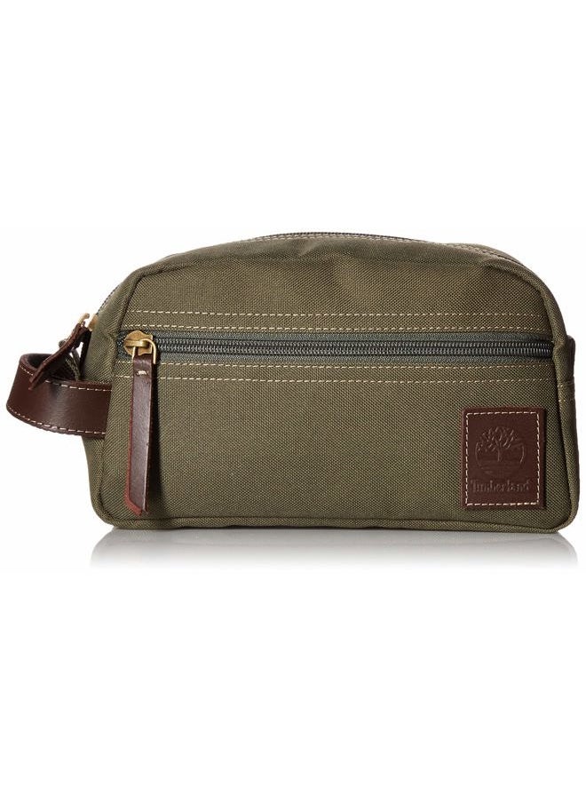 Timberland Canvas Travel Kit Olive 1 One Size  - Image 1