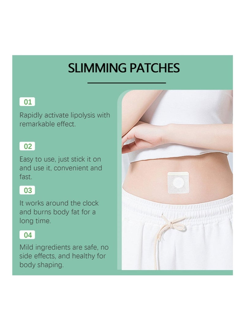 ximonth 30Pcs Slimming Patch Belly Patch,help detoxify toneand tighten skin,Toning Contouring Firming,Thin Pa-tch Navel Stick Burning Fat Weight Loss for Body Beauty,Sweatproof Belly Pa-tches for All People - Image 5