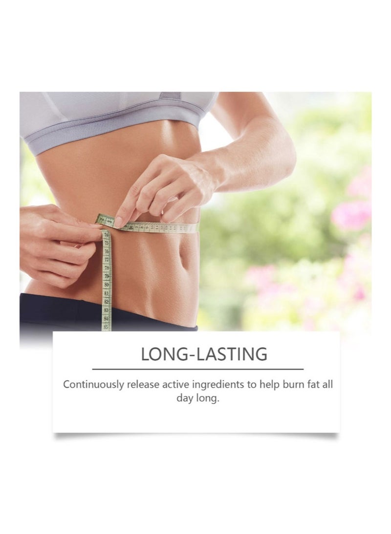 ximonth 30Pcs Slimming Patch Belly Patch,help detoxify toneand tighten skin,Toning Contouring Firming,Thin Pa-tch Navel Stick Burning Fat Weight Loss for Body Beauty,Sweatproof Belly Pa-tches for All People - Image 3