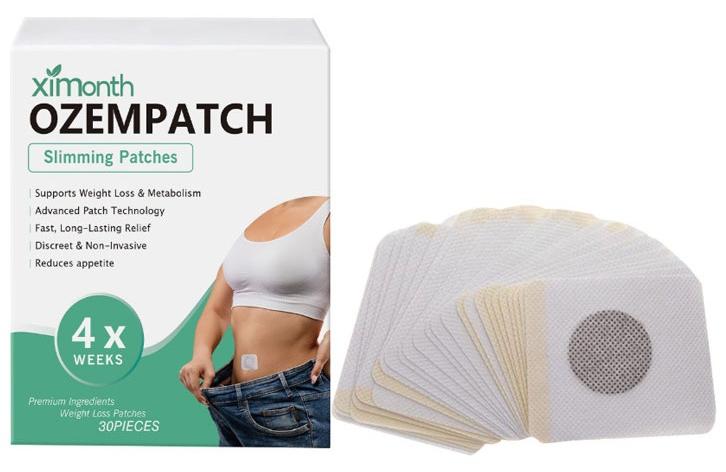 ximonth 30Pcs Slimming Patch Belly Patch,help detoxify toneand tighten skin,Toning Contouring Firming,Thin Pa-tch Navel Stick Burning Fat Weight Loss for Body Beauty,Sweatproof Belly Pa-tches for All People - Image 1