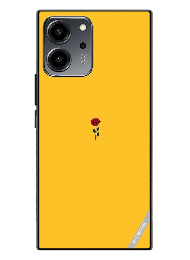 VR CREATIVE Protective Case Cover For Honor 80 SE Red Rose Design Multicolour - Image 1