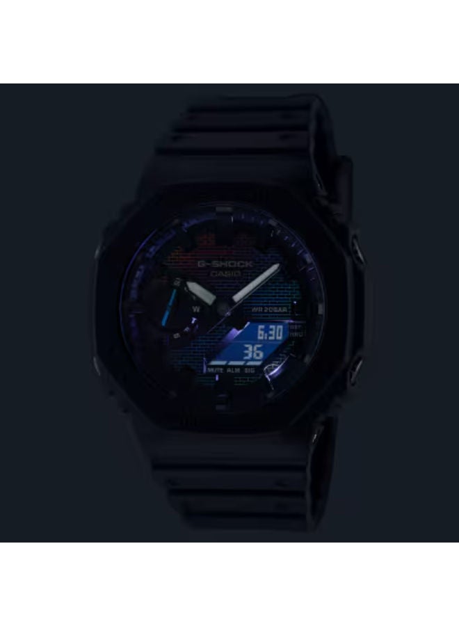 CASIO G_Shock Resin Analog+Digital Wrist Watch GA-2100RW-1ADR - Image 3