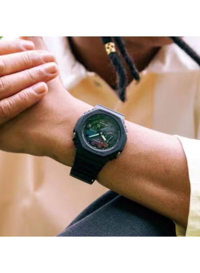CASIO G_Shock Resin Analog+Digital Wrist Watch GA-2100RW-1ADR - Image 2