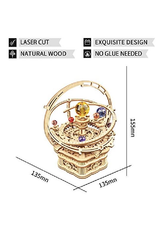 ROKR - 3D Wooden Puzzles Model Building Kits Mechanical Music Box Kits Creative Gift For Kids On Birthday/Christmas Day - Image 1