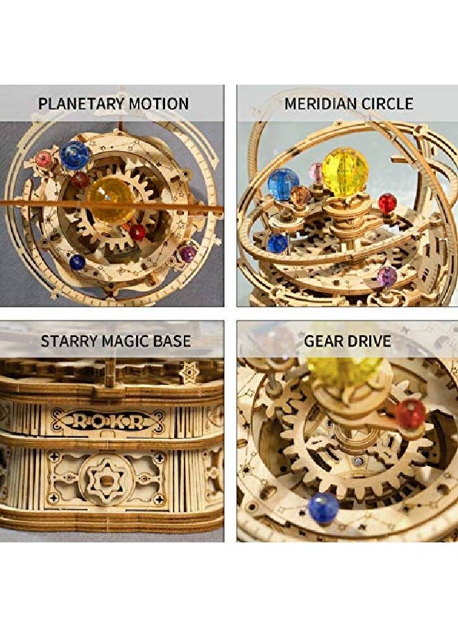 ROKR - 3D Wooden Puzzles Model Building Kits Mechanical Music Box Kits Creative Gift For Kids On Birthday/Christmas Day - Image 1