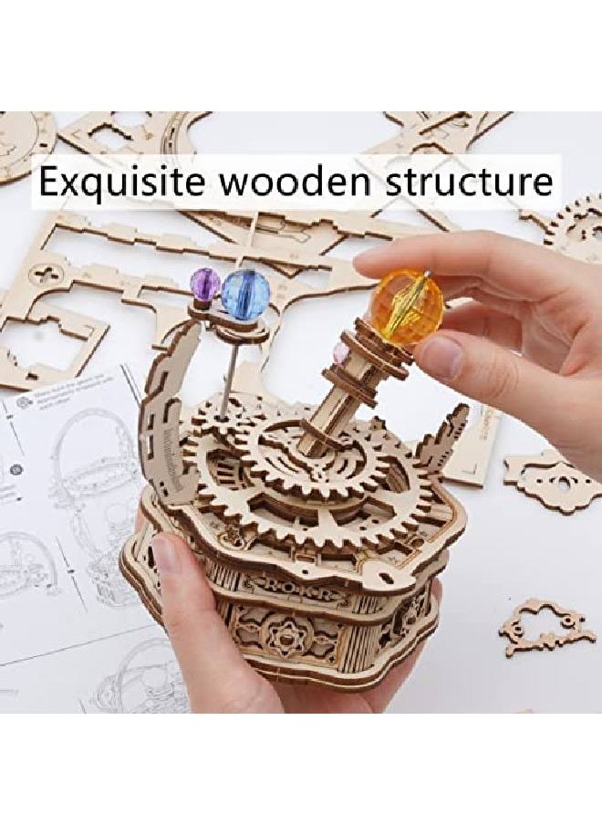 ROKR - 3D Wooden Puzzles Model Building Kits Mechanical Music Box Kits Creative Gift For Kids On Birthday/Christmas Day - Image 1
