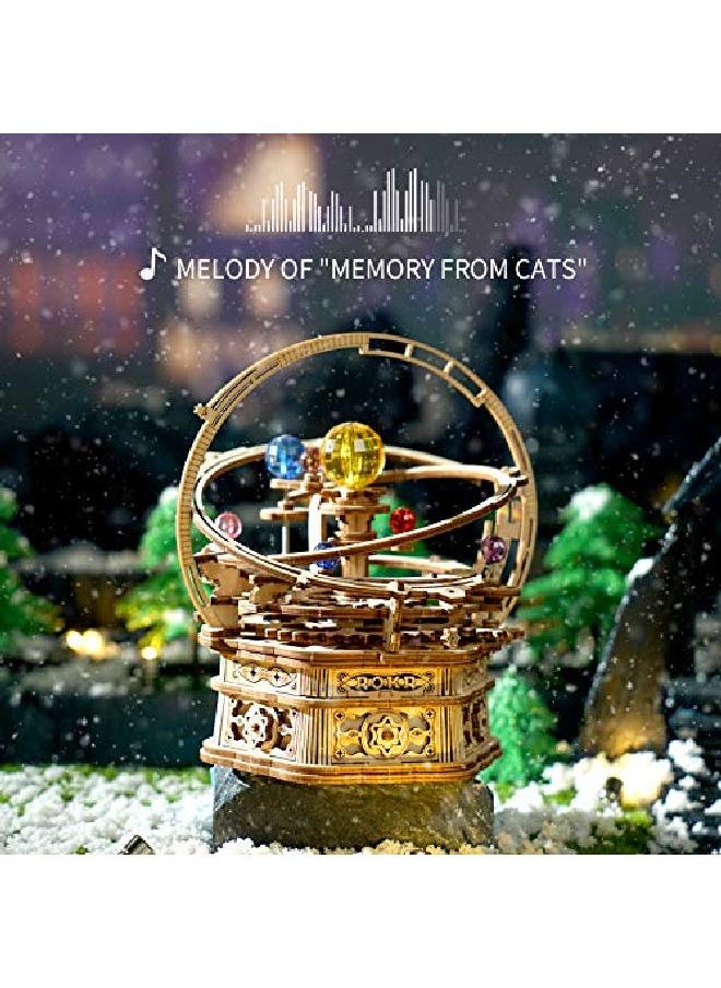 ROKR - 3D Wooden Puzzles Model Building Kits Mechanical Music Box Kits Creative Gift For Kids On Birthday/Christmas Day - Image 1