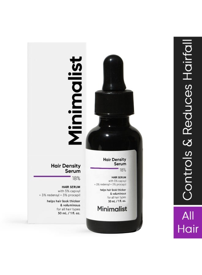 MINIMALIST Hair Growth Serum with Procapil, Capixyl, Redensyl, Anagain And Baicapil For Hair Fall Control And Hair Growth in Men And Women - Image 1