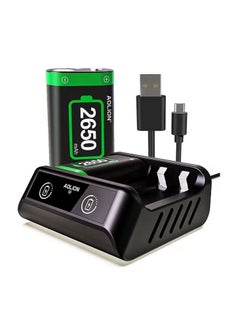 Rechargeable Battery Pack for Xbox One/Xbox Series X|S/Xbox One Elite Controller with 2x2650mAh - pzsku/Z0B080DF9749237088476Z/45/_/1718285815/fdb47db5-528e-45e7-b512-e5af949cb232