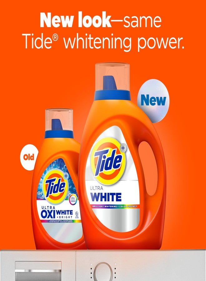 Tide Plus Ultra OXI White and Bright Liquid Laundry Detergent, 84 fl oz, 59 Loads, Advanced Stain Removal and Whitening Power - Image 2