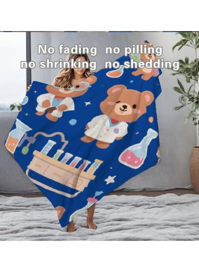 عام بطانية رقيقة من الفانيلا الكرتونية للأطفال والرضع (دافئة ومريحة، ومناسبة للنوم والألعاب) 70 سم * 100 سم - Image 4