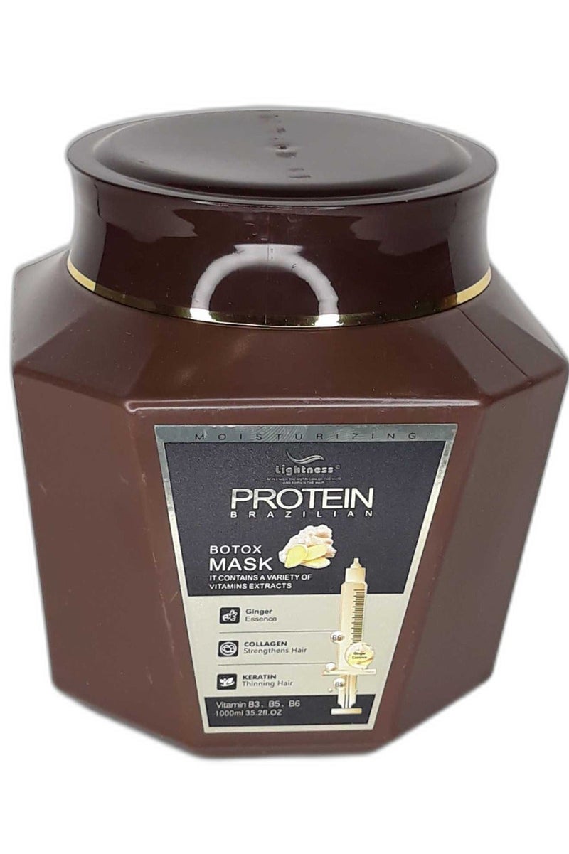 Lightness Protein Brazilian Botox Hair Mask 1000 ML - Image 1