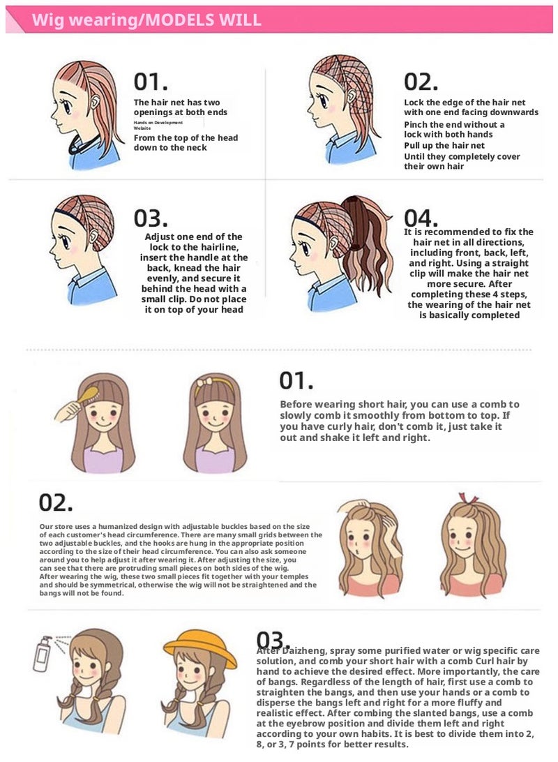 فرحة متطورة شعر مستعار طويل مجعد أسود 66 سم - Image 5