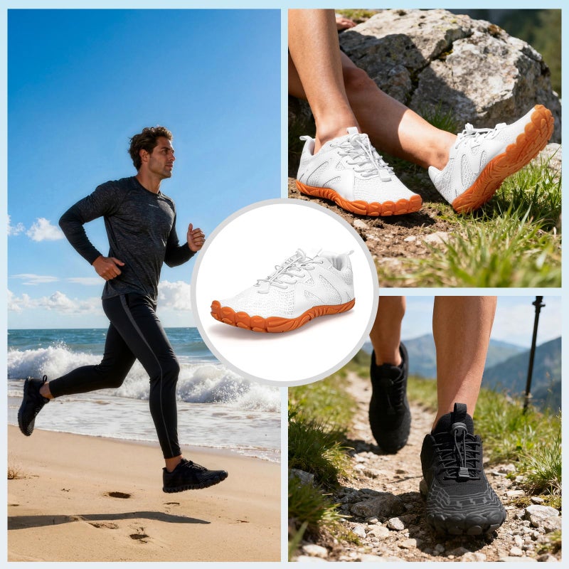 ELETON Hike Barefoot Shoes Womens Men Footwear,Pro-Healthy&Non-Slip Water Shoe for Women Men, Wide Toe Running Shoes Boots Sneakers Unisex - Image 2