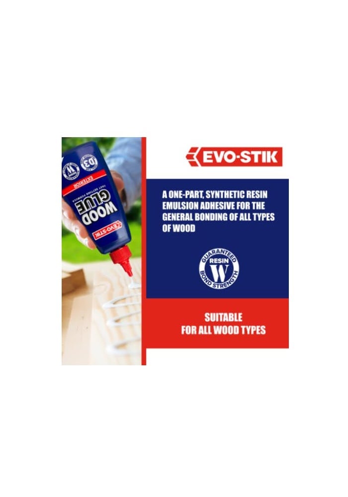 EVO-STIK Exterior Wood Glue - Fast Setting & Weatherproof - Image 3