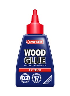 EVO-STIK Exterior Wood Glue - D3, Weatherproof, Extra Strong, Fast Setting, Suitable For All Wood Types, Dries Clear, 125ml  - Image 1
