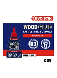 EVO-STIK Exterior Wood Glue - D3, Weatherproof, Extra Strong, Fast Setting, Suitable For All Wood Types, Dries Clear, 125ml  - Image 3