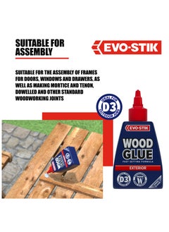 EVO-STIK Exterior Wood Glue - D3, Weatherproof, Extra Strong, Fast Setting, Suitable For All Wood Types, Dries Clear, 125ml  - Image 4