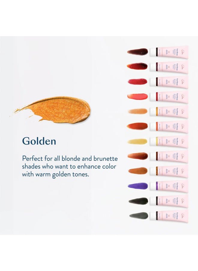 esalon Color Depositing Hair Color Booster Treatment - Tint Rinse Hair Toner & Enhancer - Professional-Grade Mask - Apply with Shampoo & Conditioner (Golden) - Image 2