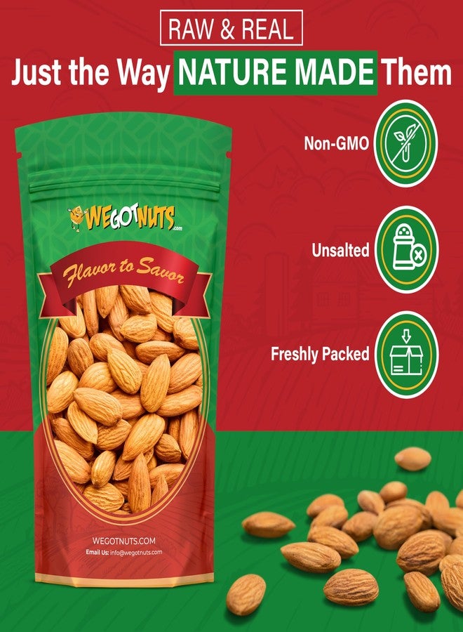 We Got Nuts Jumbo California Almonds 64oz (4 Pounds) (Whole, Naturel, Non Gmo, Shelled, Unsalted) - Image 2