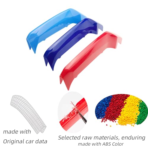RPERZ Grille color stripes Compatible with bmw accessories 2017-2024 F39 X2 grille insert emblem accessories 8-Beam - Image 2