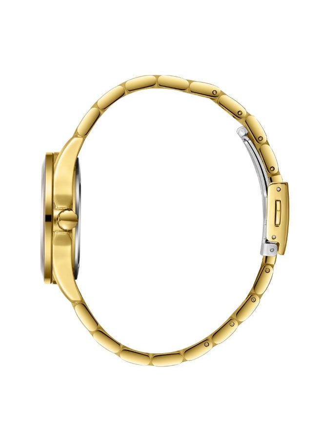 Slazenger SLAZENGER SL.9.2392.4.06 Women's Multi Function Display Watch & Metal Strap Gold  - Image 3