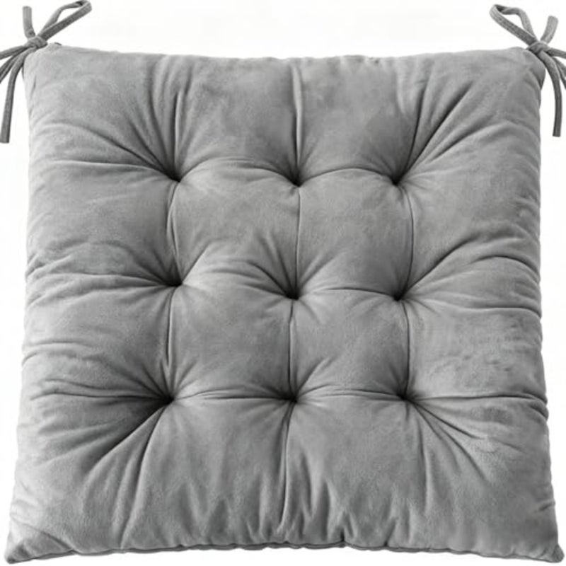 Floor Pillow Square Meditation Pillow for Seating on Floor Solid Thicken Tufted Seat Cushion Pouf Dacron Tatami Floor Cushion for Yoga Living Room Balcony Office Outdoor - Image 1