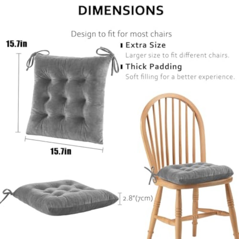 Floor Pillow Square Meditation Pillow for Seating on Floor Solid Thicken Tufted Seat Cushion Pouf Dacron Tatami Floor Cushion for Yoga Living Room Balcony Office Outdoor - Image 2