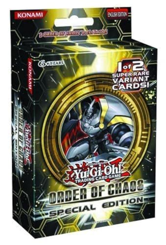 Yugioh يوغي يو ترتيب الفوضى SE حزمة الإصدار الخاص 3 حزم تعزيز 1 بطاقة ترويجية عشوائية - Image 1