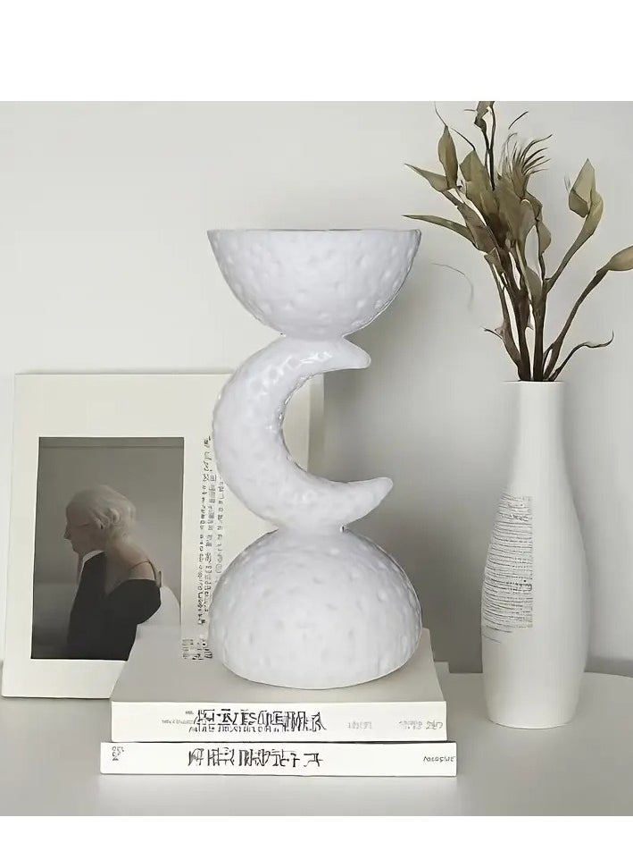 Home Care Versatile Resin Decorative Piece - Contemporary Middle Eastern Style for Living Room, Office, or Entryway - Perfect for Ramadan & Festive Occasions 13X7 cm  - Image 1