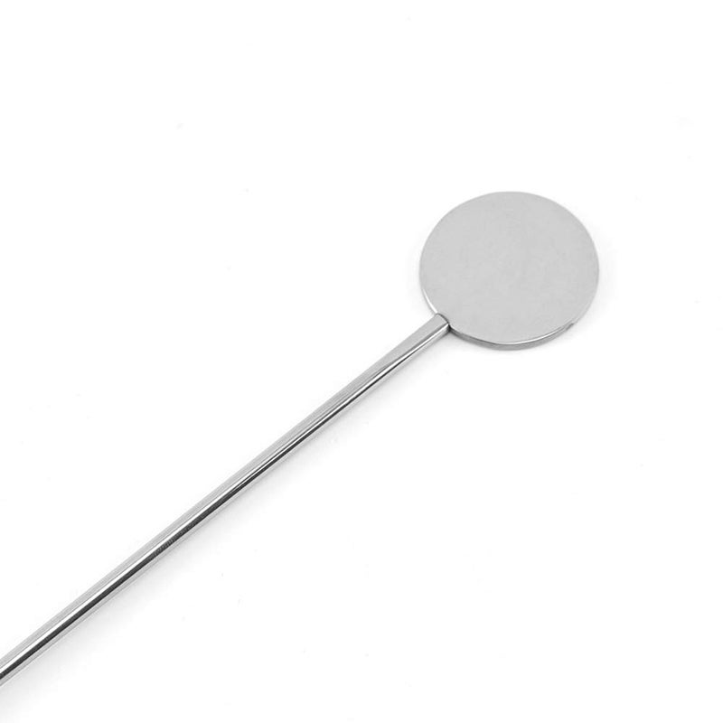 lasenersm 4 Pieces Coffee Stirrers Swizzle Sticks Stainless Steel Coffee Beverage Stirrers Stir Cocktail Drink Swizzle Stick with Small Rectangular Paddles, Silver - Image 4