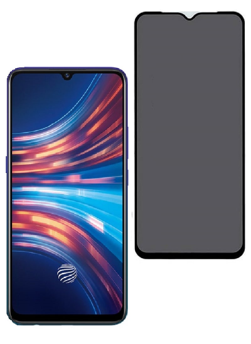 we3 Tempered Glass Screen Protector Anti-Spy Privacy Designed For vivo S1 Full Screen Coverage And Bubble Free  - Image 1
