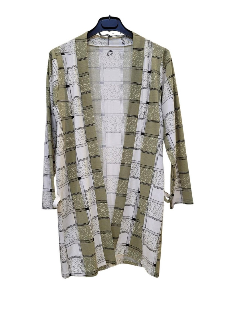 cotton women nightwear robe - Image 1