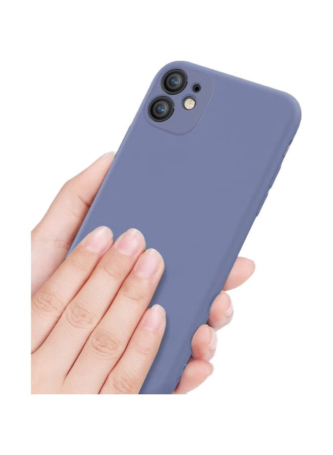 Keklle Iphone 11 Case, Upgraded Full Protection Liquid Silicone Cover With Camera Lens Protection, Shockproof Ultra-Thin Soft Case For Men And Women, Lavender Gray - Image 1