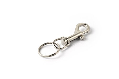 KEY-BAK Large Bolt Snap Key Chain Accessory with 1.125 inch Split Ring,Chrome - Image 4