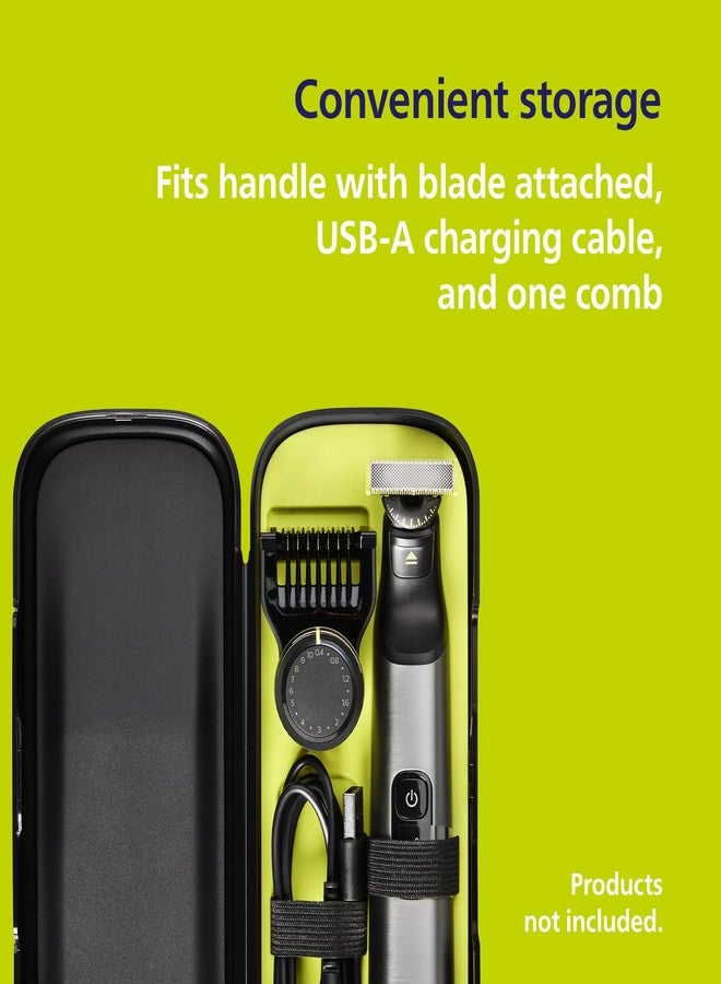 Norelco Philips Norelco OneBlade Travel Case, Protect Your Handle and Blade, Compatible with QP27XX, QP28XX and QP6XXX, Model QP401/90, Black - Image 3