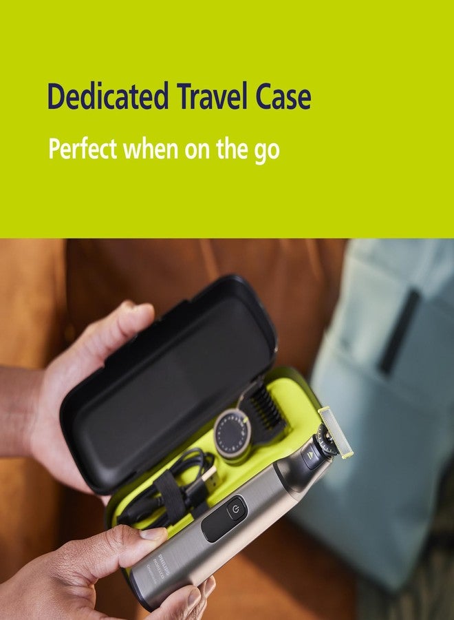 Norelco Philips Norelco OneBlade Travel Case, Protect Your Handle and Blade, Compatible with QP27XX, QP28XX and QP6XXX, Model QP401/90, Black - Image 5