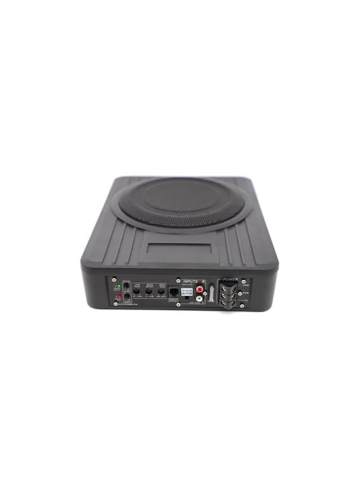 Generic Smart One 10Inch Active Subwoofer Low Profile Amplified Subwoofer System 1000 Watt Active Under Seat Car Audio Subwoofer with Built-in Amp, Powered Car Subwoofer with Low- & High-Level Inputs IGP210  - Image 2