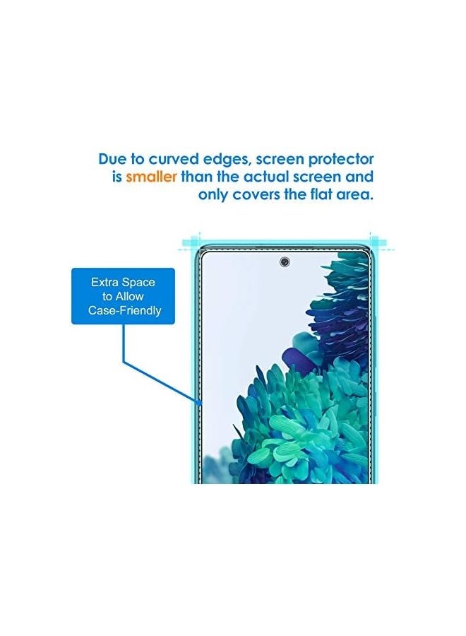 JETech Screen Protector for Galaxy S20 FE 6.5-Inch, Tempered Glass Film, 3-Pack - Image 3