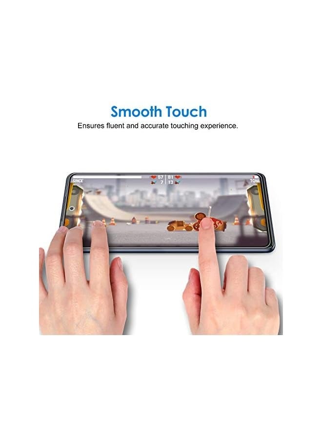 JETech Screen Protector for Galaxy S20 FE 6.5-Inch, Tempered Glass Film, 3-Pack - Image 5