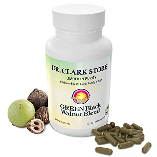 Dr Clark Store Dr Clark Green Black Walnut Dietary Supplement 360mg 60 Tapioca Capsules - Image 2