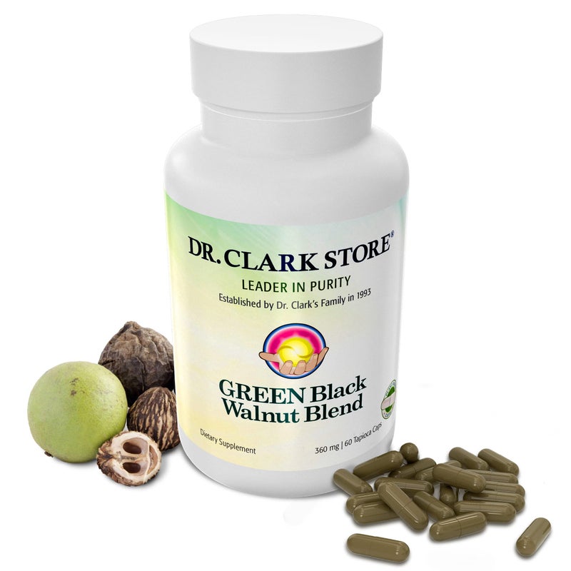 Dr Clark Store Dr Clark Green Black Walnut Dietary Supplement 360mg 60 Tapioca Capsules - Image 3
