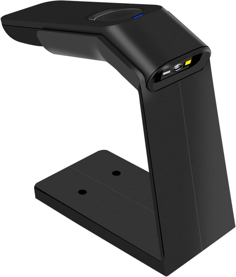 symcode Wireless Barcode Scanner with Stand, Compatible with Bluetooth,2.4GHz Wireless & Wired Connection All in one for Computer POS Warehouse Inventory Library - Image 1