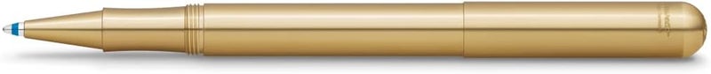 Kaweco Kaweco LILIPUT Ball Pen Brass with Cap I Retractable Ballpoint Pen with Standard D1 Refills in a Tin Box I Metal Ball Pen 13 cm  - Image 1