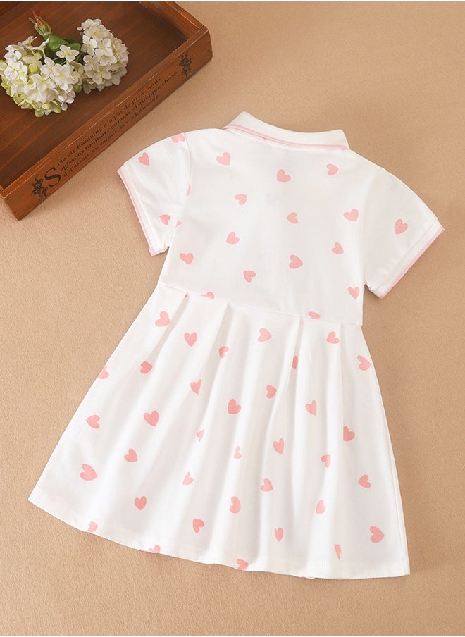 KUYEEBEAR KUYEEBEAR Summer Short Sleeve Dresses For Baby Girls  - Image 2